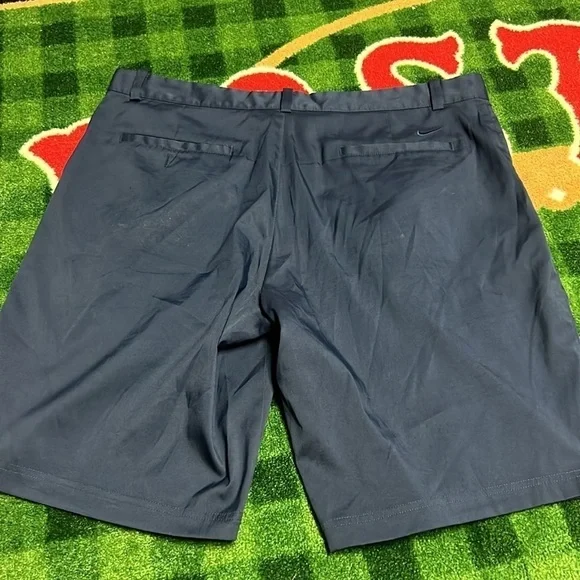 Nike Golf Shorts Mens 38 Navy Tour Performance Dri Fit Swoosh - Picture 3 of 4